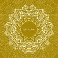 Invitation card with lace ornament N15