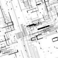 Circuit board background N95