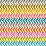 Seamless Abstract Colorful Toothed Zig Zag Paper Background