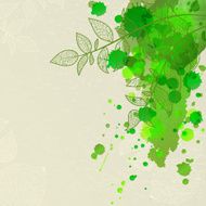 abstract background with branches and blots N2