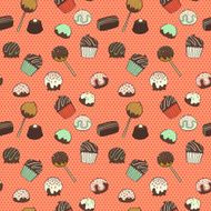 Chocolate candies pattern N2