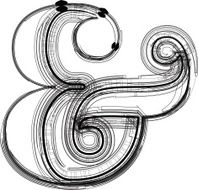 technological font symbol N34
