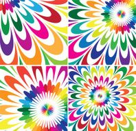 Abstract flowers illustrations N7