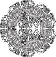 ancient pattern Vector illustration N107