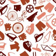 cycling icon color pattern eps10