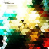 Abstract Triangular Mosaic