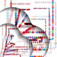 Abstract circles illustration N21