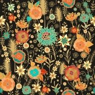 Seamless floral vector pattern N57
