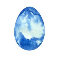 Watercolor Easter Egg N2