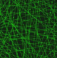 Acid green linear network texture with dots