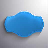 Abstract leather3d label N5