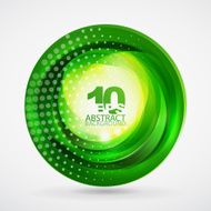 Green swirl