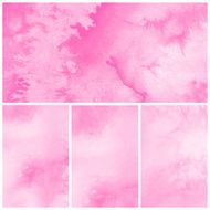 Colorful watercolor painting background N101