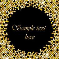 Gold frame with space for your text N6