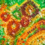 abstract pattern on handmade silk batik N43