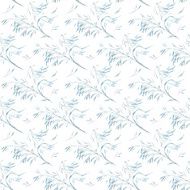 Seamless pattern with abstract leaves N12