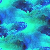art blue seamless texture background watercolor N2