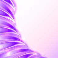 Violet abstract shining wave vector background