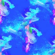 abstract avant-garde blue purple seamless wallpaper watercolor