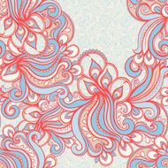 seamless blue and orange pattern N2