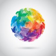 Vector abstract watercolor background N2
