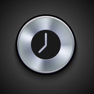 vector metal icon on gray background Eps10 N43