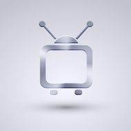 Vector full metal icon on blue background Eps10 N87