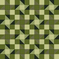Abstract pattern patchwork