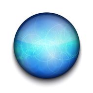 Vector abstract circle app icon N19