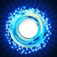 Abstract digital background with a round space N3