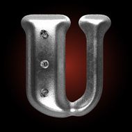 vector metal construction figure u N2