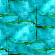 art blue green avant-garde hand paint background seamless wallp