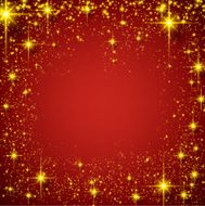 Christmas red starry background