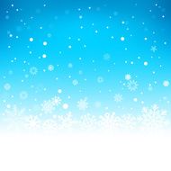 Winter blue background N2