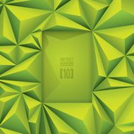 Green geometrical background