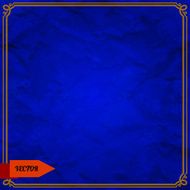 Blue grunge background with frame