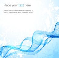 Abstract background with smoke wave N3