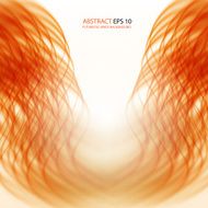 Bright Orange Abstract Background N6
