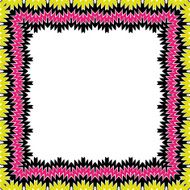 ethnic frame ornament