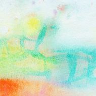Abstract colorful watercolor painted background N7