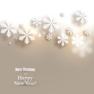 Christmas background with defocused snowflakes N4