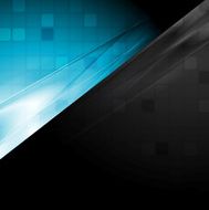 Blue and black contrast abstract background