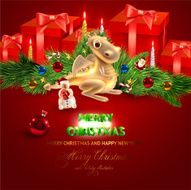 christmas card N309