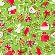 Merry Christmas seamless pattern N8