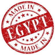 made in egypt red stamp