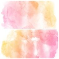 Set of Colorful water color painting background N522
