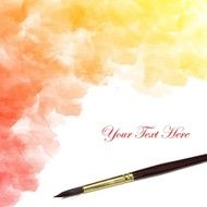 Colorful water color painting background N461