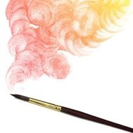 Colorful water color painting background N462