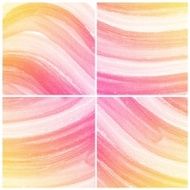 Set of Colorful water color painting background N534