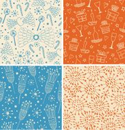 Vintage collection of holidays patterns N2